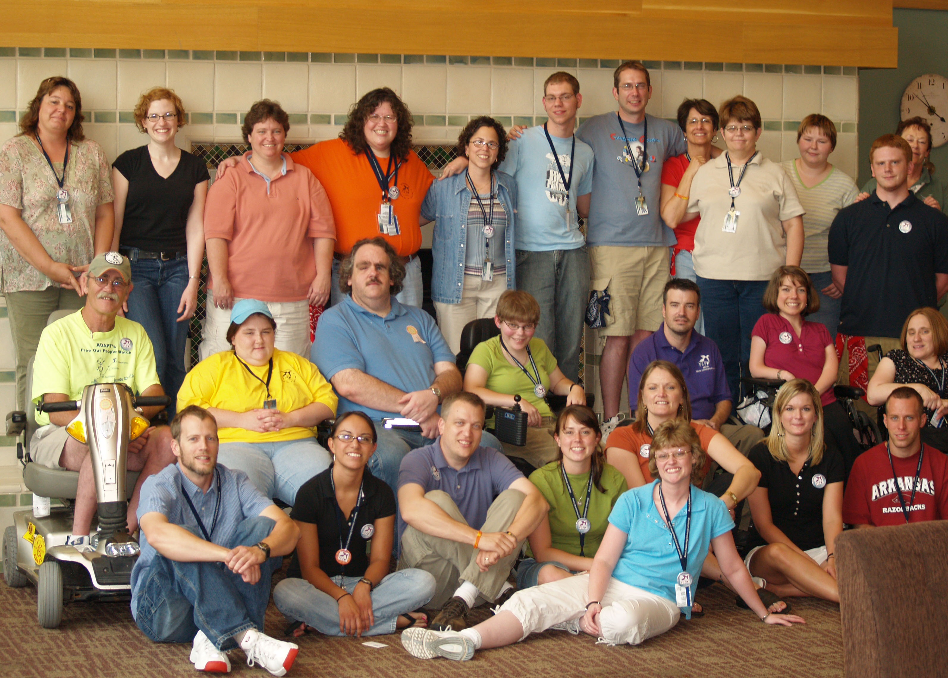 2007 volunteers take a group photo